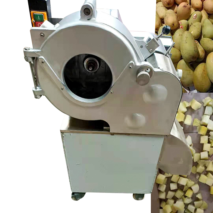 Root vegetable dicing machine Vegetable and fruit dicing and slicing machine fruit cutting machine